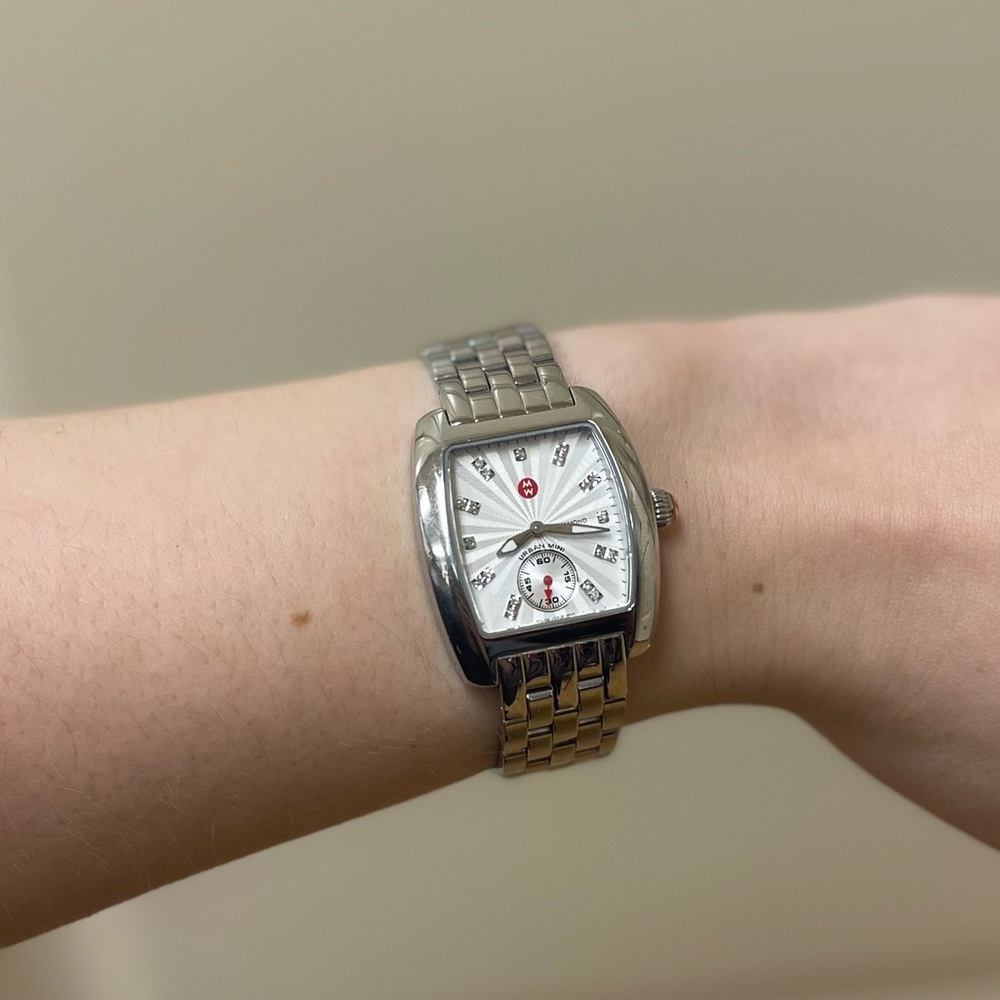 Michele Urban Mini Quartz Ladies Watch - Picture 8 of 10